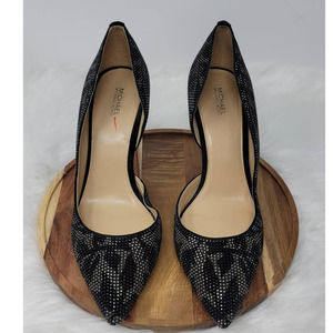 Michael Michael Kors Jamie Black Leaf 4" Pump Women's 10M